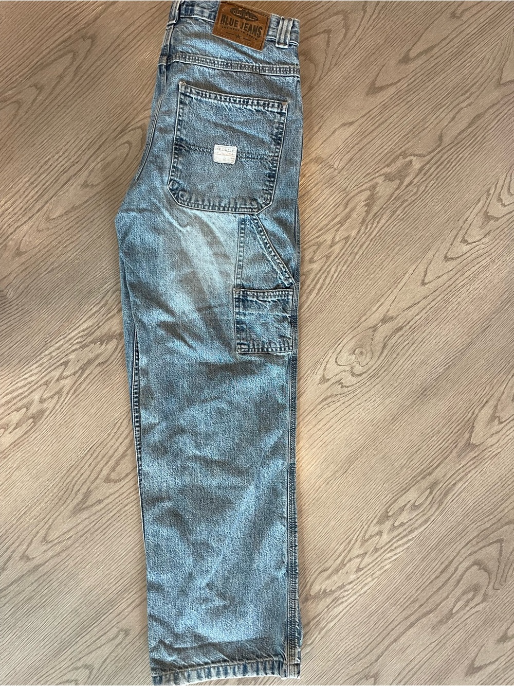 Old Navy Relaxed Light Blue Carpenter Jeans - Picture 10 of 12